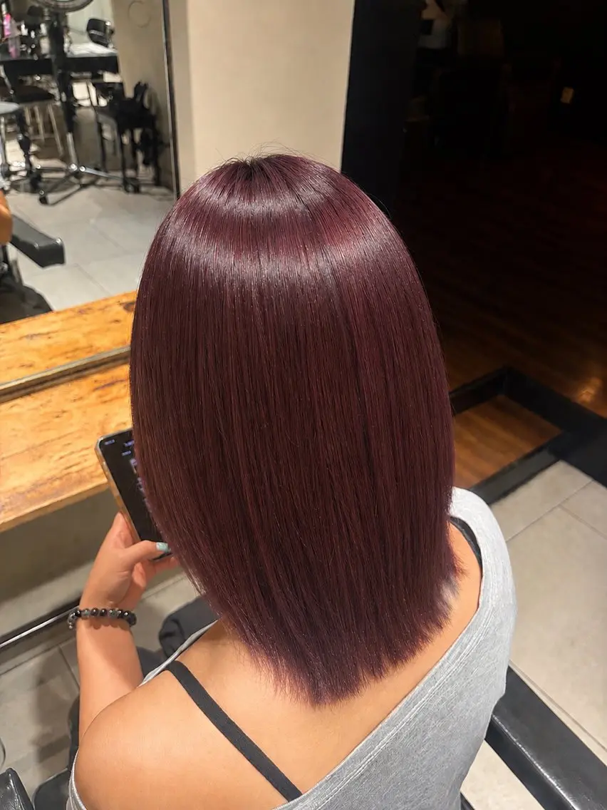 ミディアム ヘアカラー KANNA🍀.* NEWTONのヘアスタイル