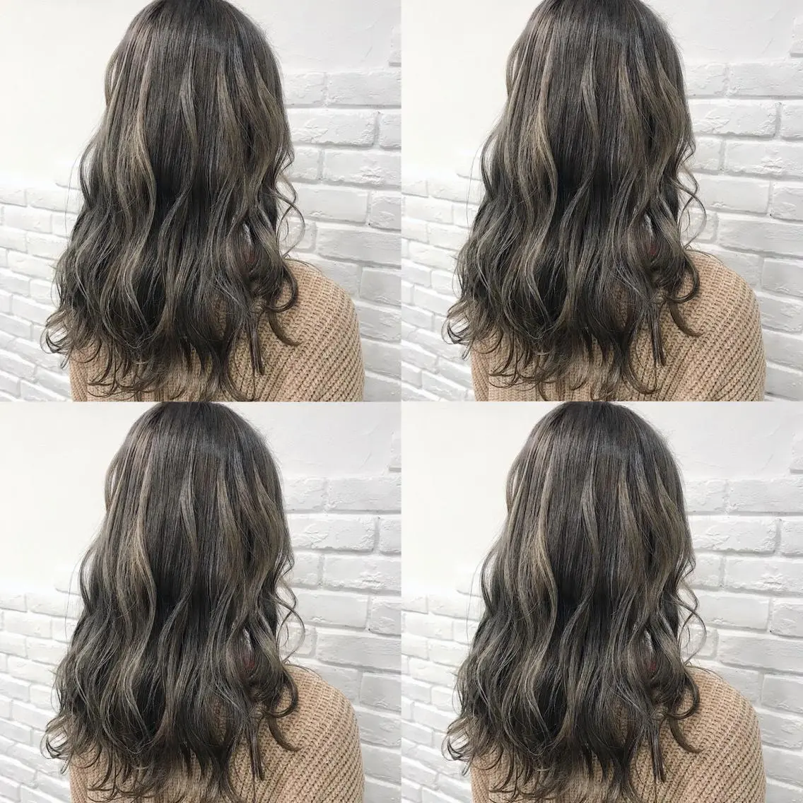 セミロング カラー ヘアアレンジ TAKUMAブリーチ /切りっぱなし🪽のヘアスタイル