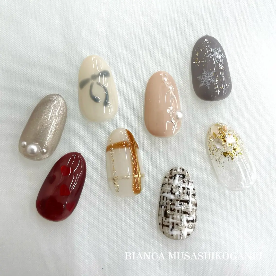 ネイル アートネイル ハンドネイル Bianca🫧 SHIMIZU🩰のネイルデザイン