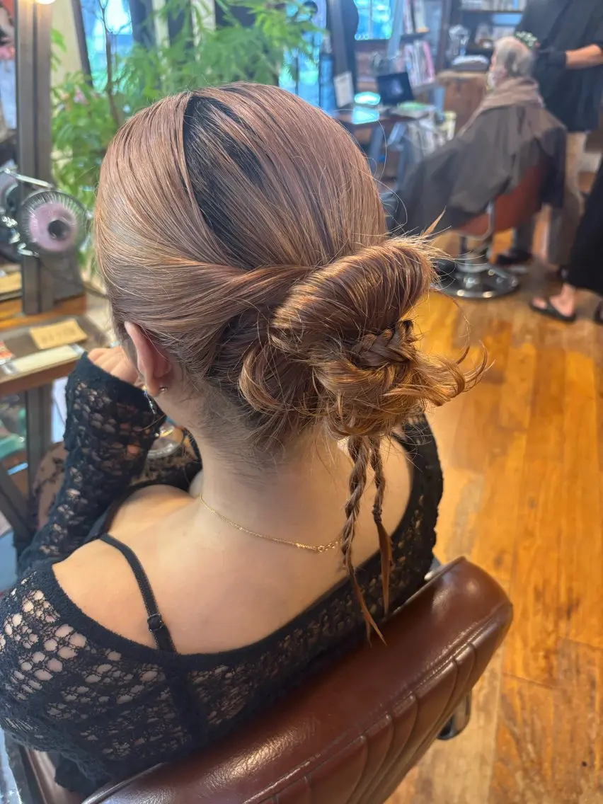 ヘアアレンジ ヘアセット NAGONSTYLE 田村　莉生のヘアスタイル