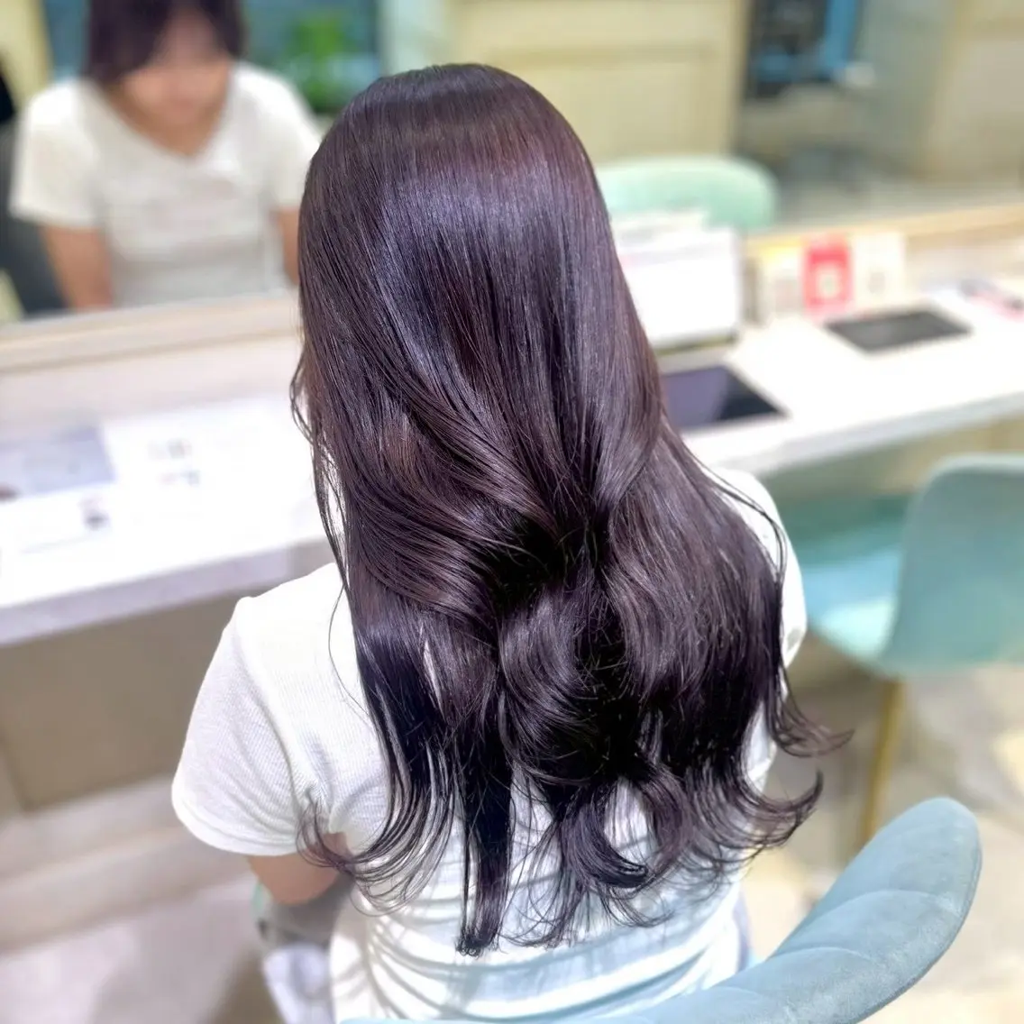 カラー ヘアカラー トリートメント 💙透明感カラー/ 縮毛矯正/ゆうな💙のヘアスタイル
