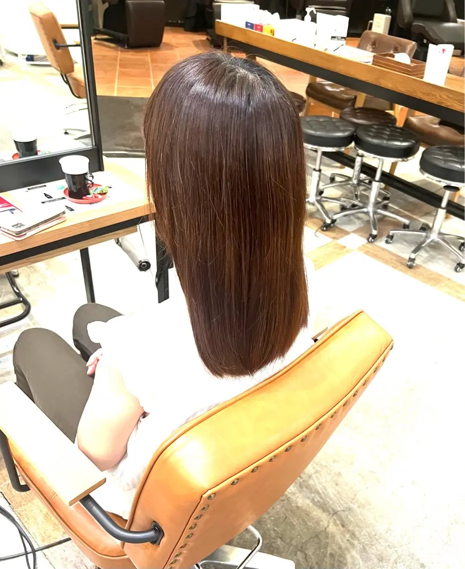セミロング ヘッドスパ/縮毛矯正 /横山陸人のヘアスタイル