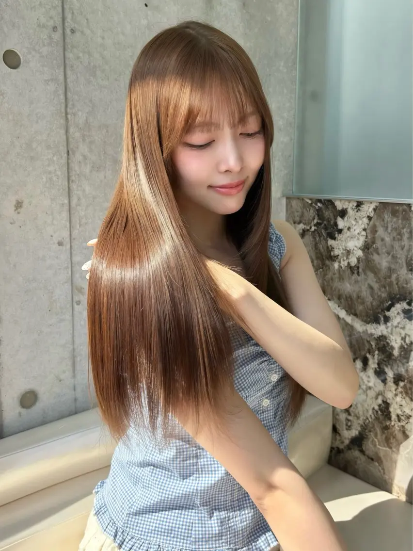 カラー ヘアカラー トリートメント ブリーチなしベージュ 🤎kotomiのヘアスタイル