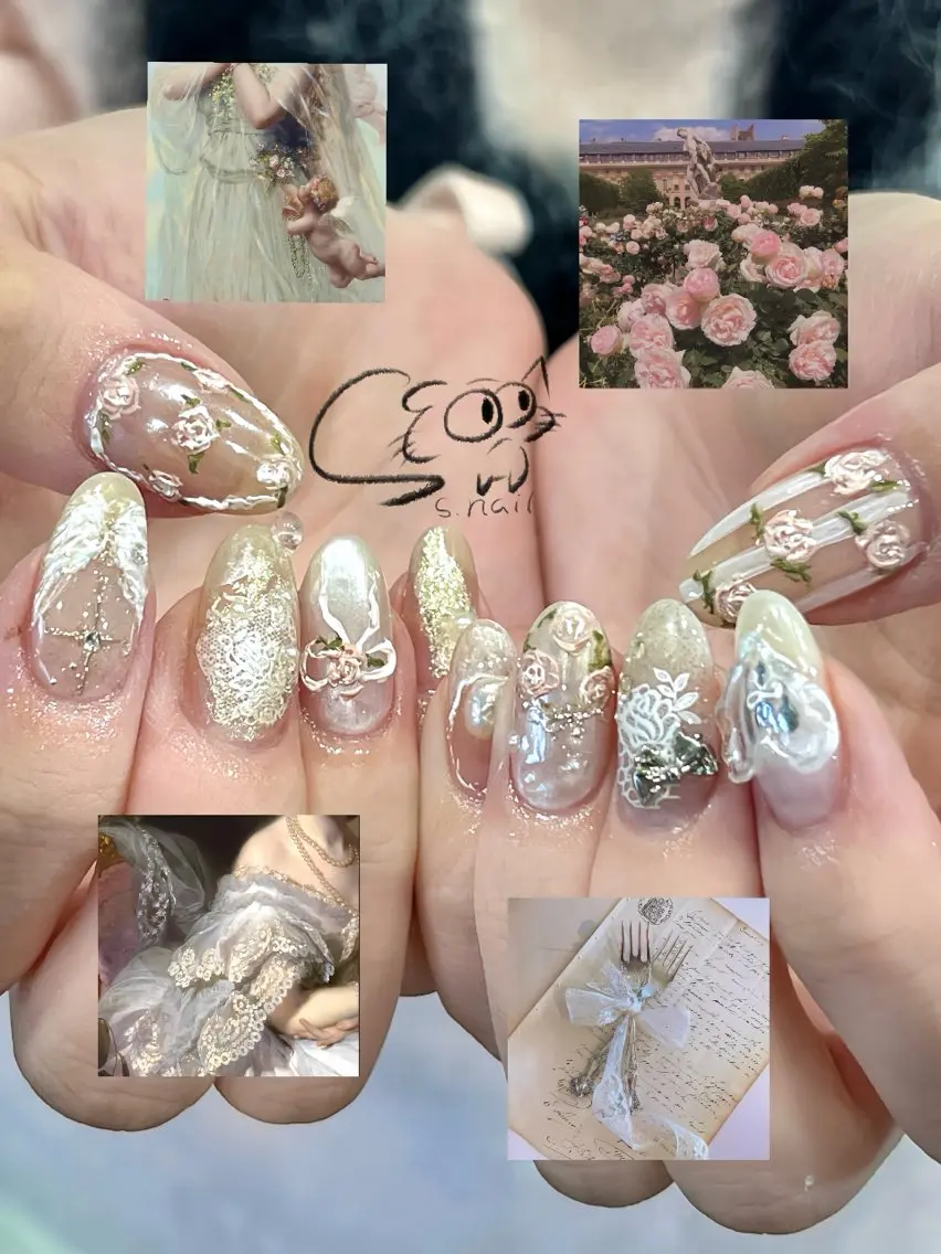 ネイル アートネイル チークネイル フレンチネイル グラデーション マグネットネイル S.nail _のネイルデザイン