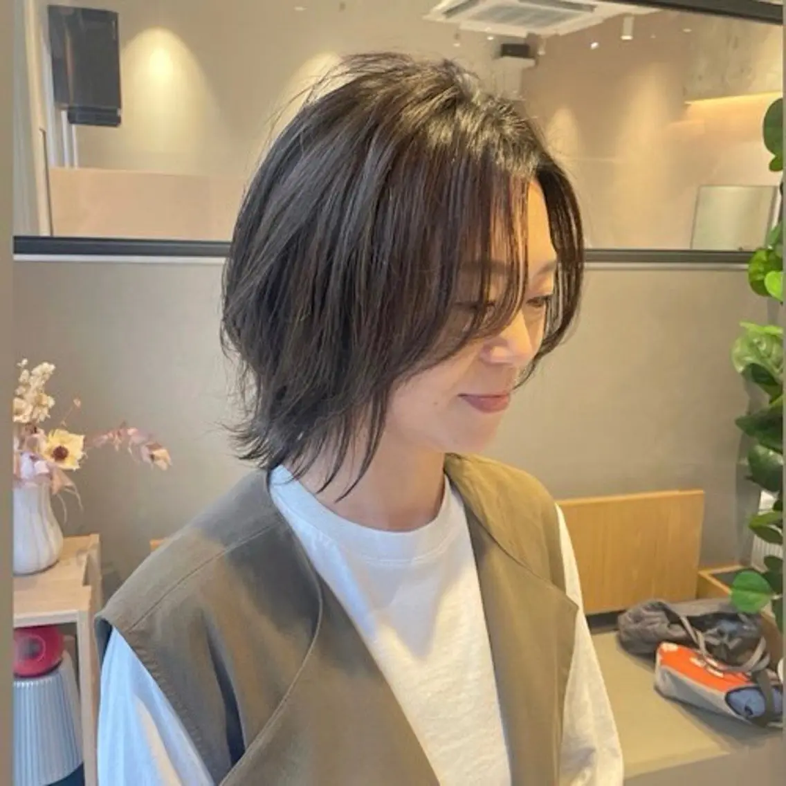 ショート カラー 城間 晴人のヘアスタイル