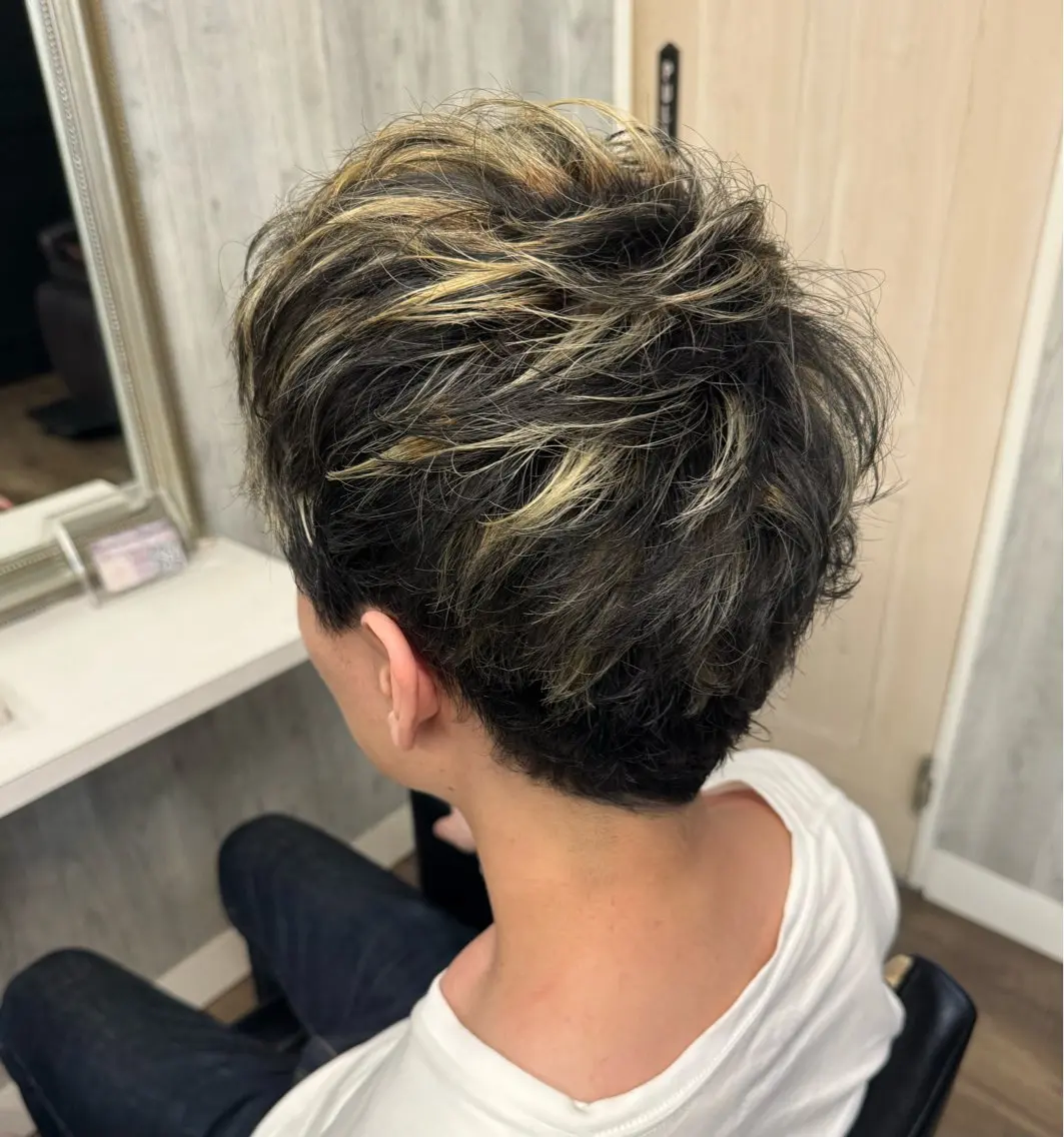 【男性限定】メンズカット&カラー&ブリーチの写真