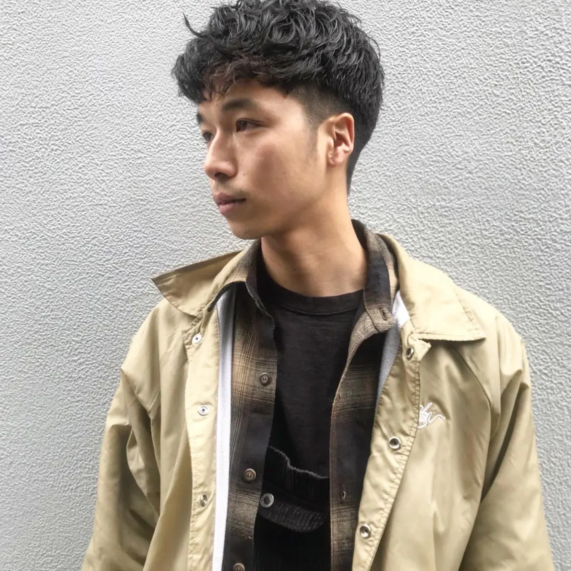 ショート メンズ カット ヘッドスパ メンズ専門ブリー チカラー⚡️リュウジのヘアスタイル