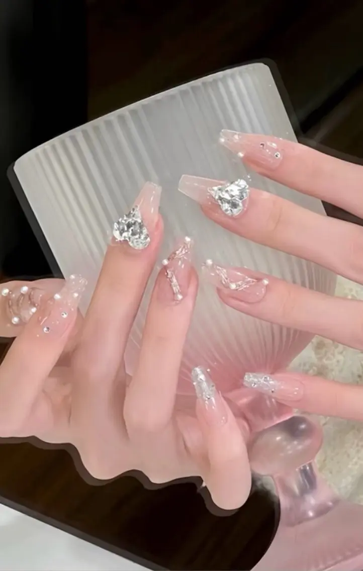 ネイル 長さ出し フレンチネイル ジェルネイル 韓国ネイル マグネットネイル sun nail池袋 モデル募集のネイルデザイン