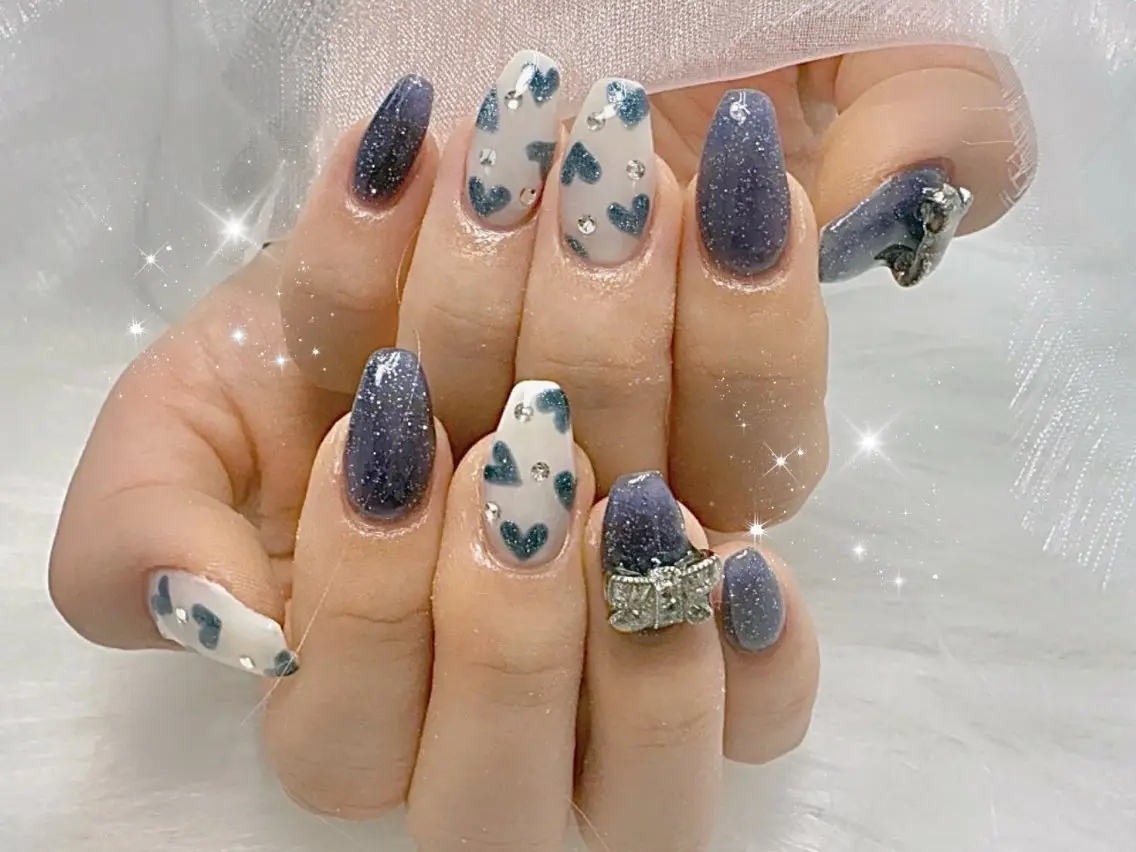 ロング ハンドネイル Lili Nail Studio西荻窪店のネイルデザイン