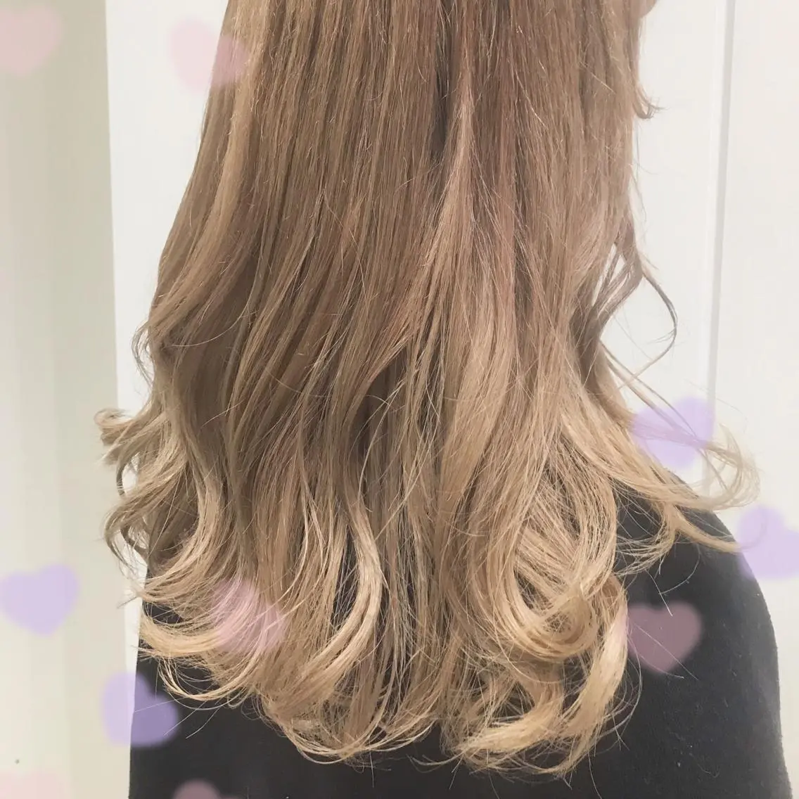 ミディアム カラー ベージュカラー ブリーチ ケアブリーチ ミルクティーベージュ 新宿駅近♡個室 ♡関口三都季🌜のヘアスタイル
