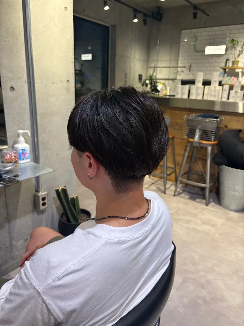 メンズ カット 韓国ヘアー🇰🇷 MIWAのヘアスタイル