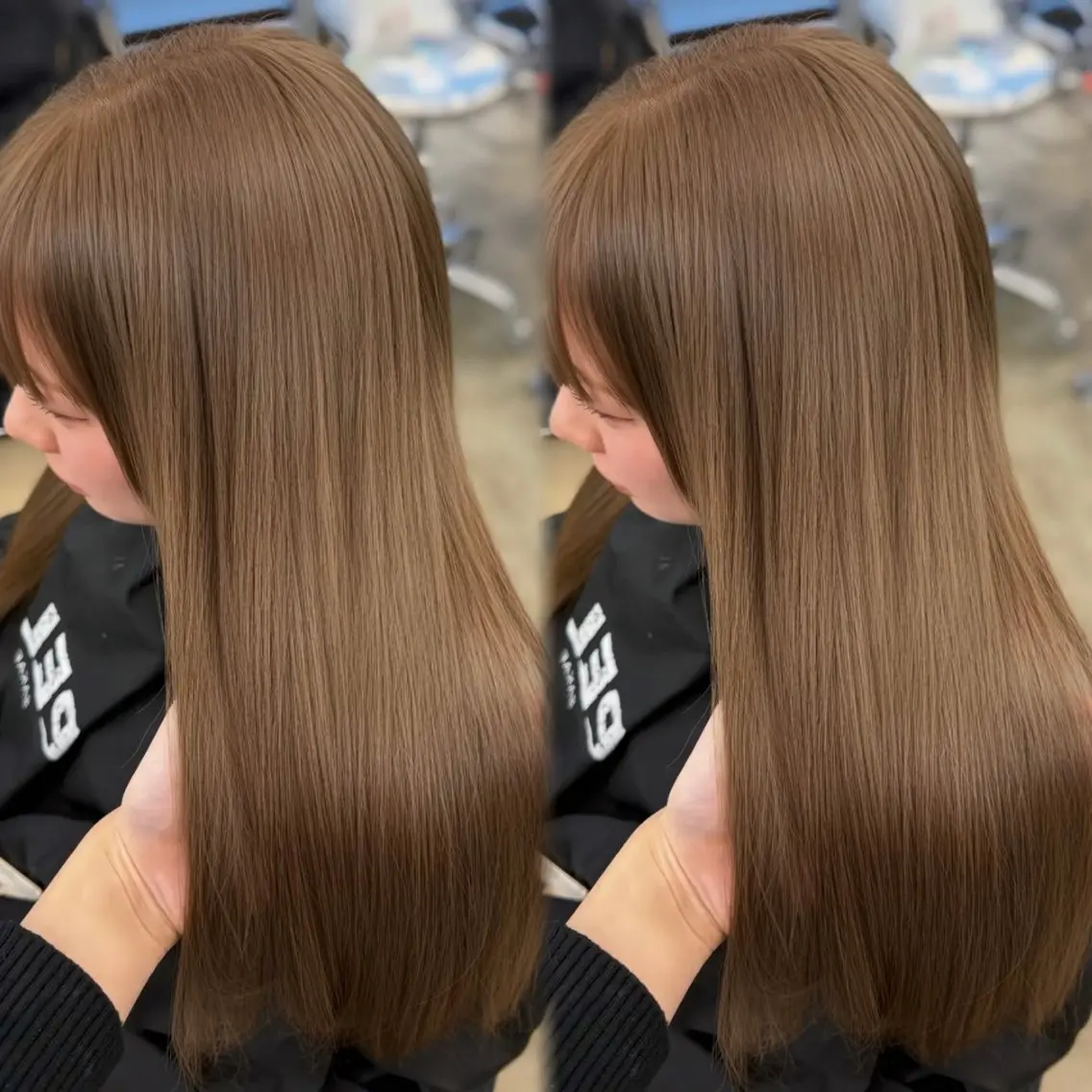 カラー ベージュカラー ミルクティーベージュ ヘアカラー PELEmana🎀 ハイトーン🧚🪄のヘアスタイル