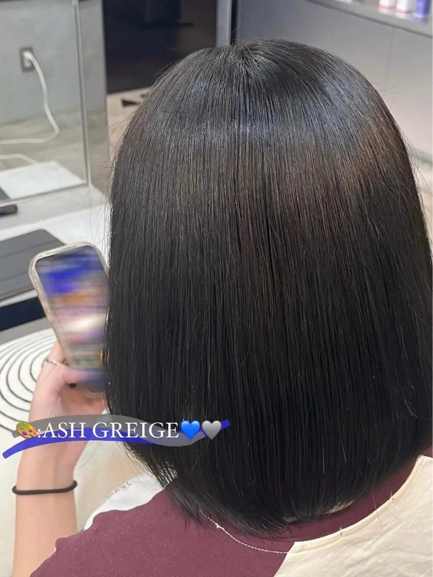 カラー グレージュ 🪄くすみカラー❇️ 名塚比奈乃🪄のヘアスタイル