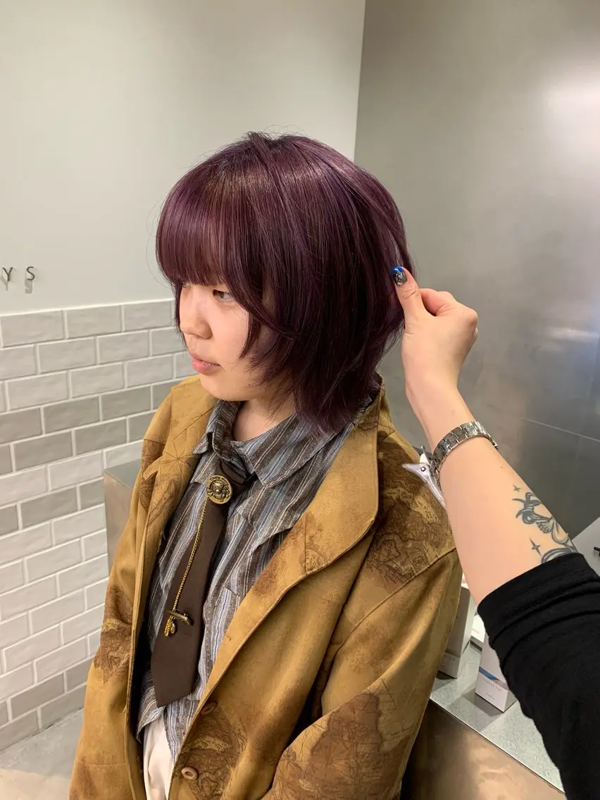 ショート ヘアカラー keen吉祥寺🐆 レイヤー/NAO🩶のヘアスタイル