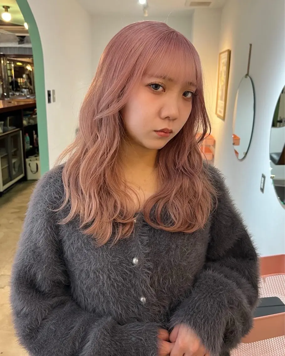 ロング カラー Yakuwa Rikoのヘアスタイル