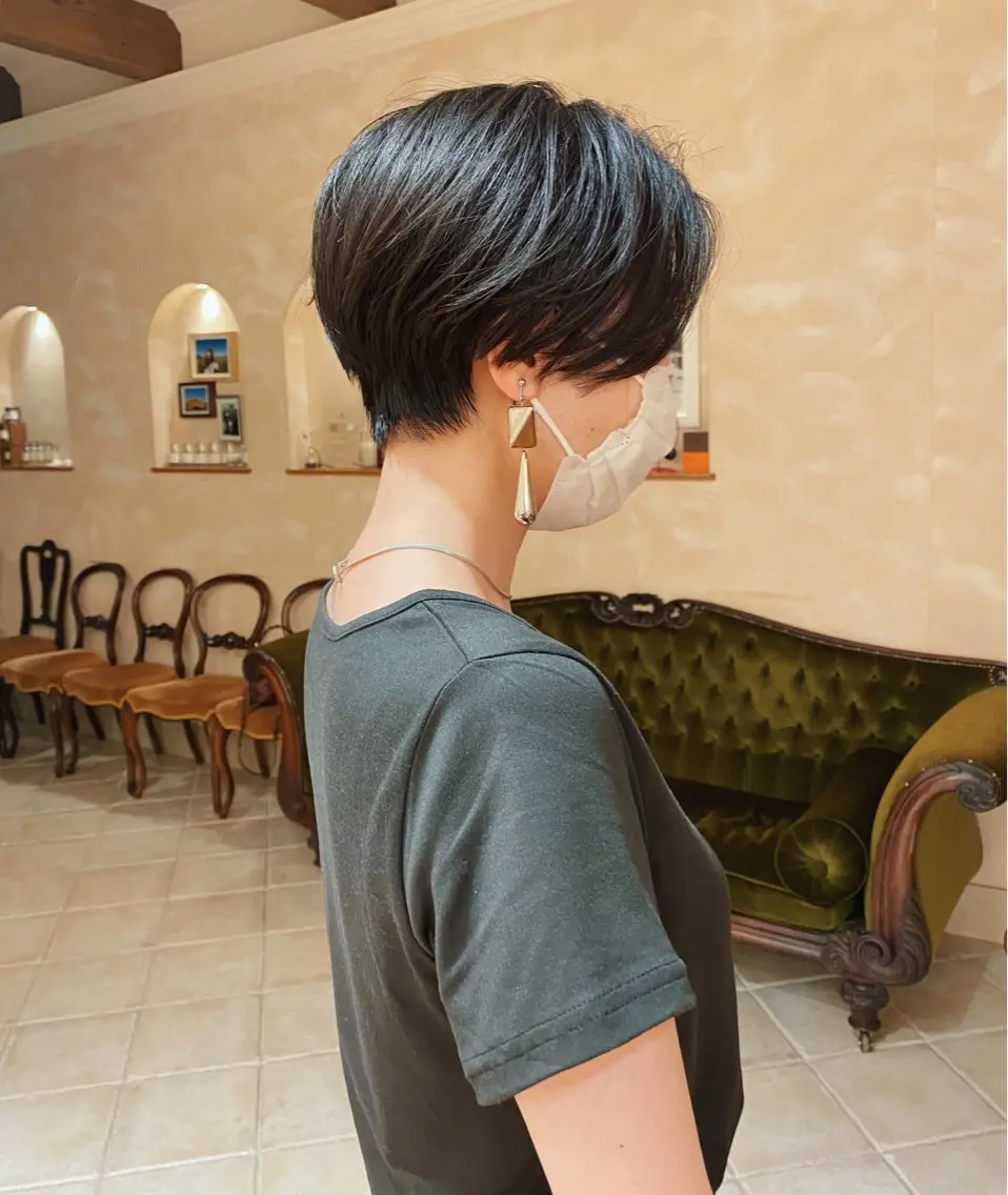 ショート カラー パーマ ハンサムショート ショートヘア 🍃服部 雅哉🍃銀座◎のヘアスタイル