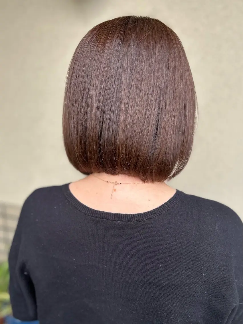 ショート カラー アッシュ ベージュカラー ボブ カット ヘアカラー トリートメント 沢田 瞳のヘアスタイル