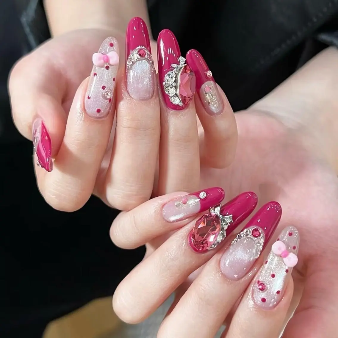 メンズ ネイル バレンタイン ハンドネイル フットネイル Bloom kabukiのネイルデザイン