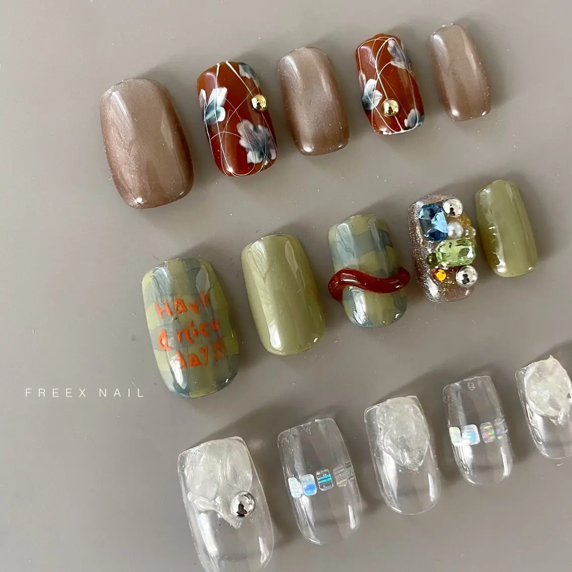 ネイル ハンドネイル ハンドケア freex nail /ニュアンス/個性派のネイルデザイン