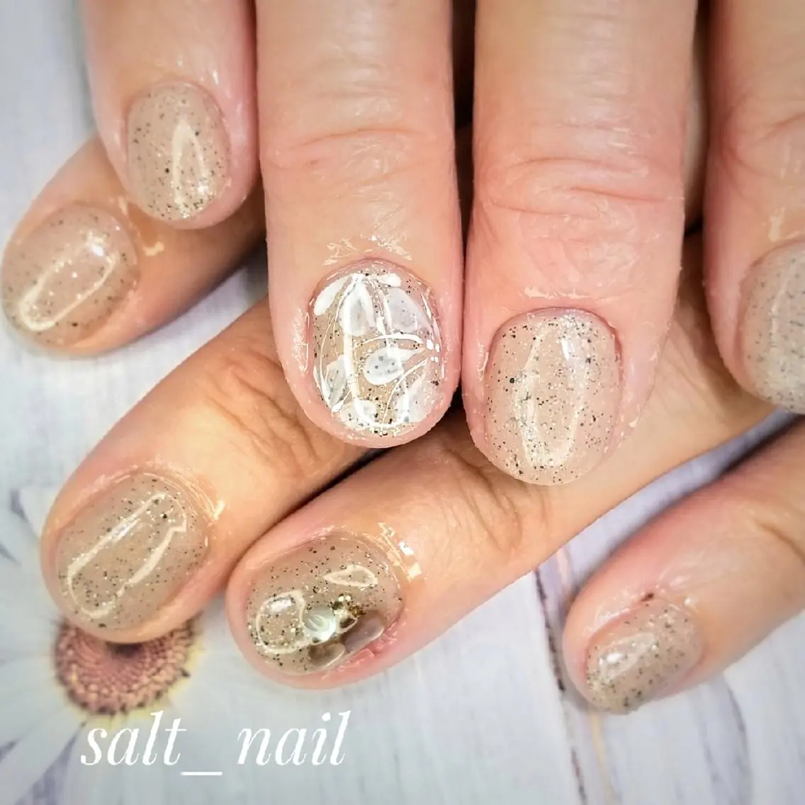 ネイル アートネイル ジェルネイル ワンカラーネイル 個人サロン saltnailのネイルデザイン