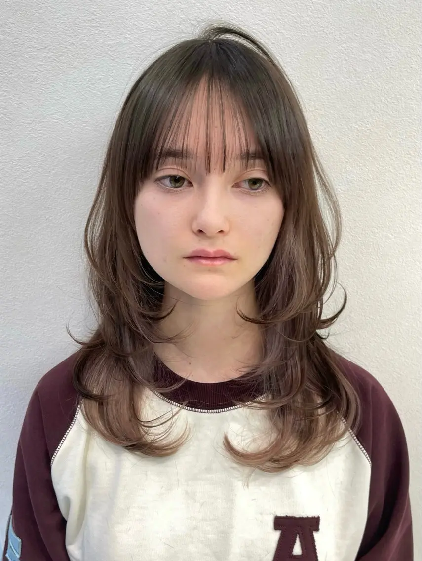 セミロング レイヤーカット TENSHOのヘアスタイル