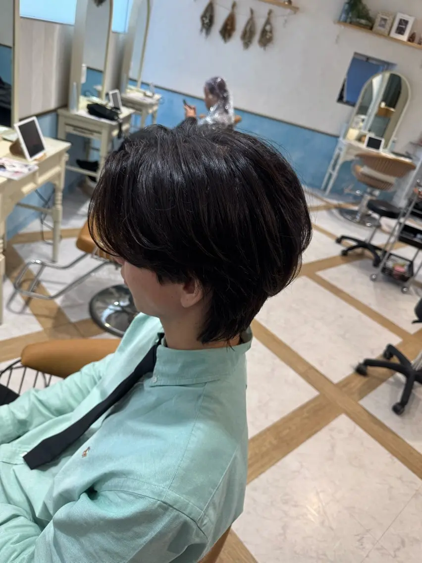 メンズ ハクヤ心斎橋 パーマ/縮毛矯正のヘアスタイル