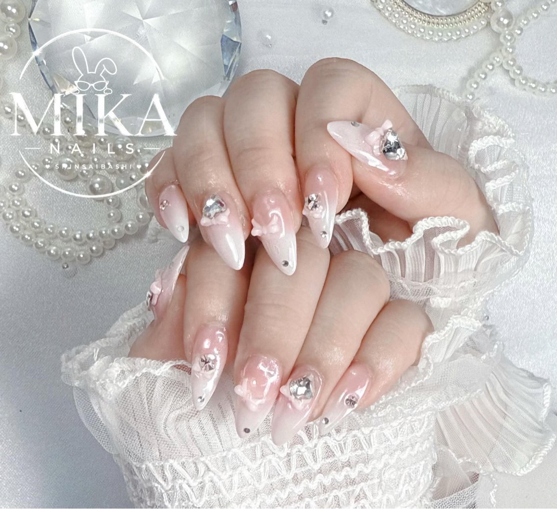 ネイル アートネイル チークネイル ドット フットネイル フレンチネイル ハンドネイル KIMU MIKA.NAILのネイルデザイン