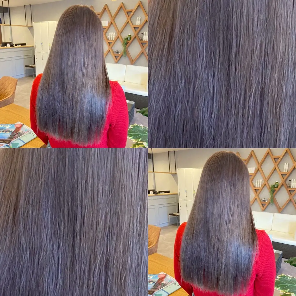 ロング カット ヘアカラー ELLE&SALLY 石野のヘアスタイル