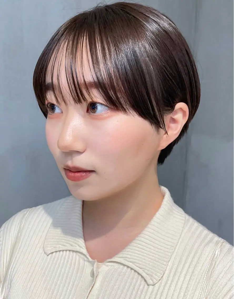ショート マツイ モモノのヘアスタイル
