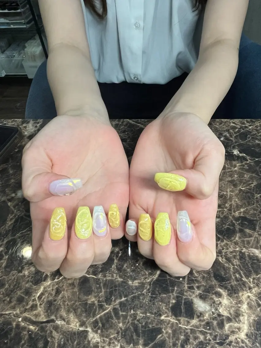 ネイル ハンドネイル IROHA nail Ami🐊🎀のネイルデザイン
