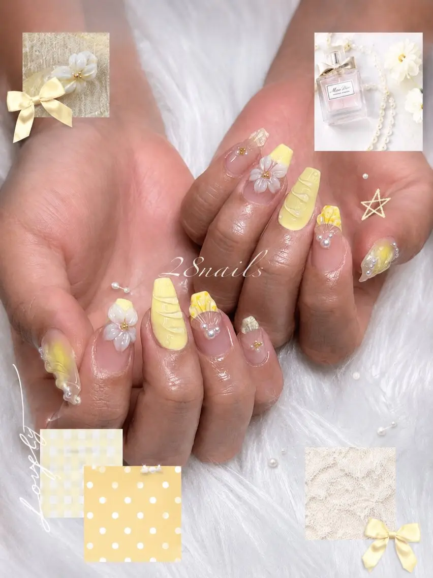 ロング ハンドネイル トゥー フエンのネイルデザイン