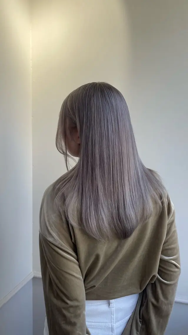 セミロング 光岡 玲遠のヘアスタイル