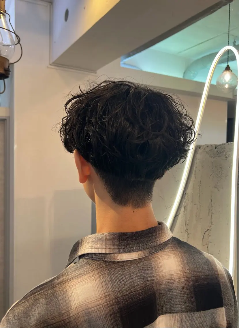 パーマ メンズ マッシュ メンズパーマ ニュアンスパーマ カット パーマ いぐちしょうた🫧 VISAGEbaskのヘアスタイル