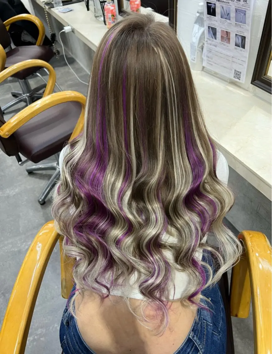 ロング カラー ヘアカラー エクステ ✨️ヘアサロン ユートピア✨️のヘアスタイル