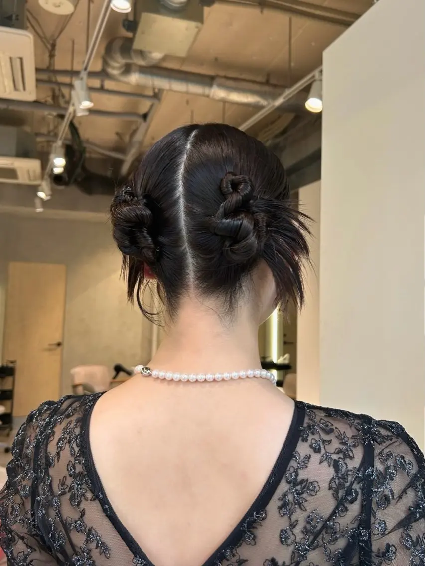 ヘアアレンジ ヘアカラー 伊沢 美憂 ⌇﻿渋谷アシスタントのヘアスタイル