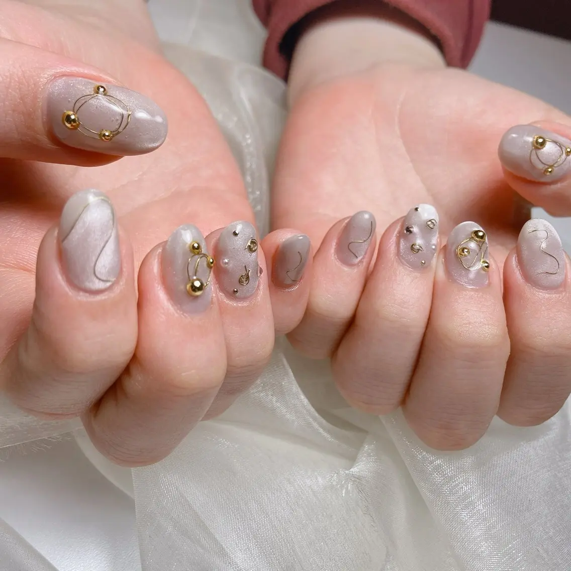 ネイル ニュアンスネイル ハンドネイル nailsalon REJOICEのネイルデザイン