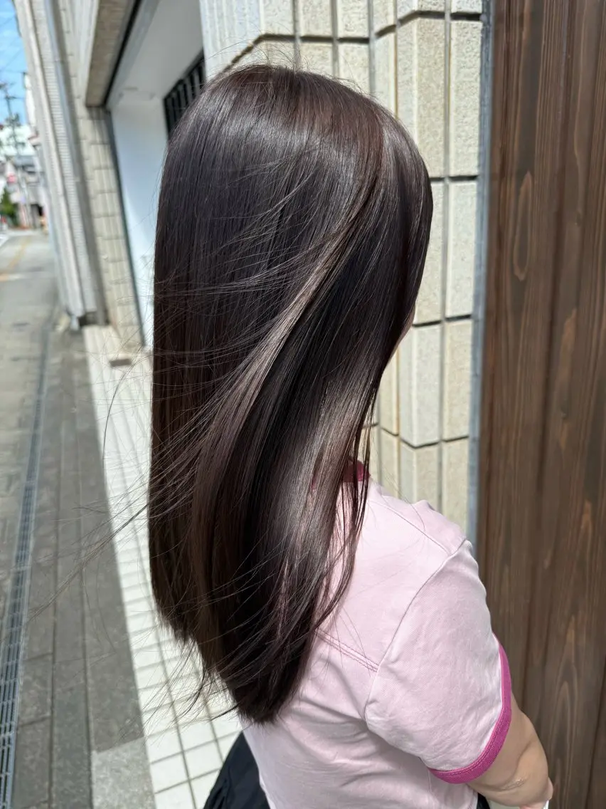 セミロング カラーモデル募集中 🫧宮崎寛美のヘアスタイル