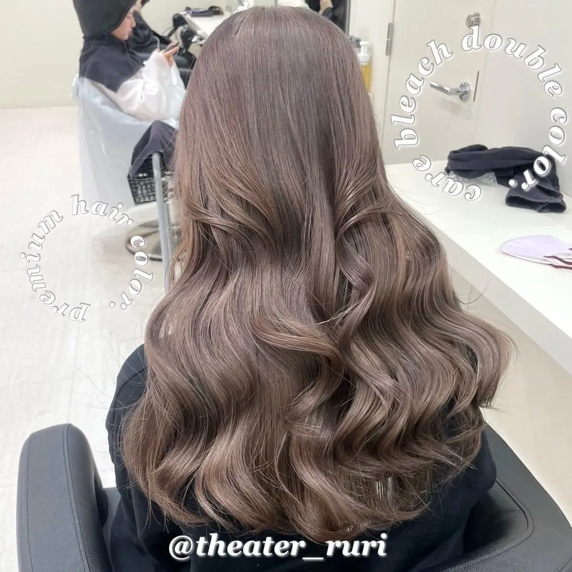 ロング カラー ふわっと抜け感🫧 ブラウンベージュ🤎のヘアスタイル