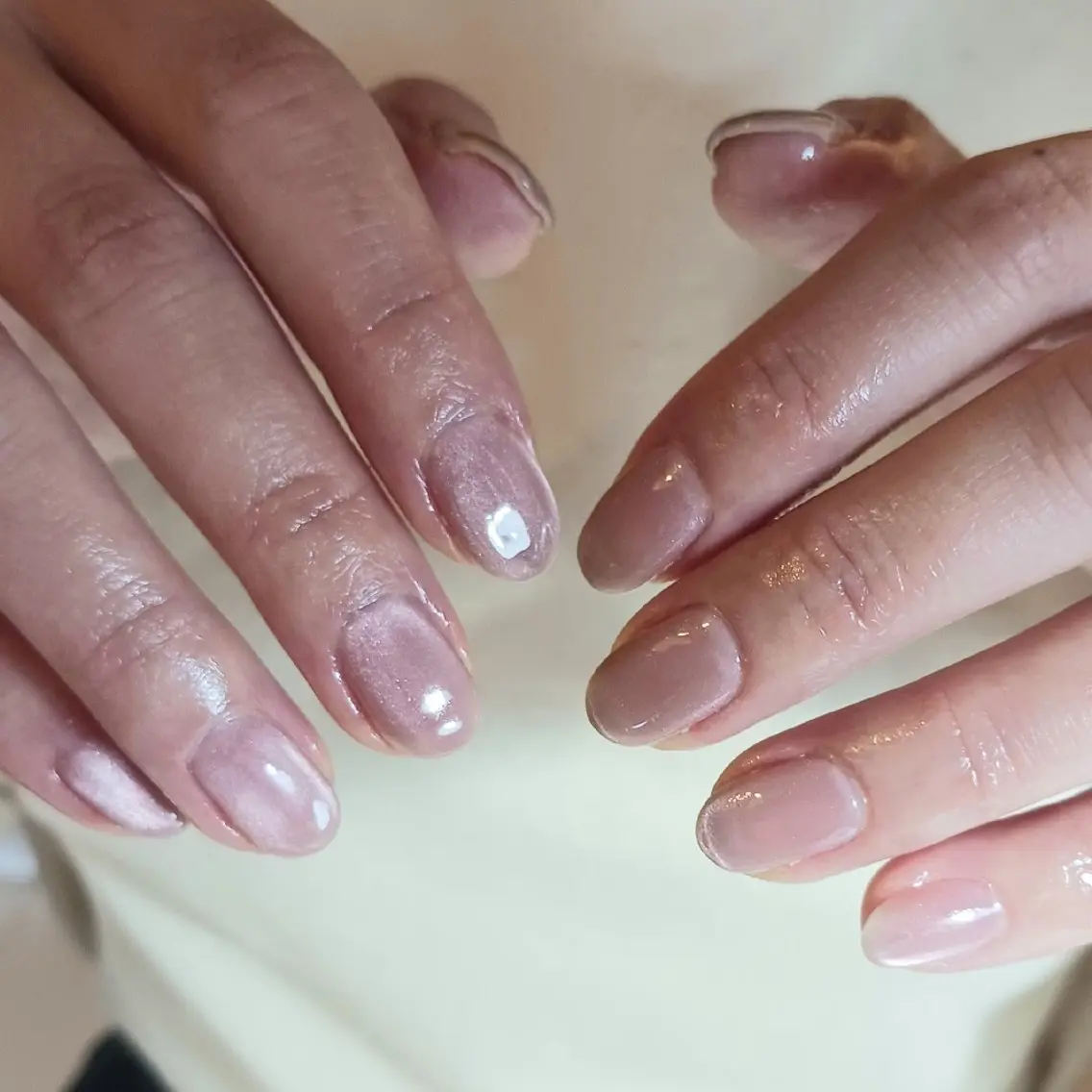 ネイル ジェルネイル マグネットネイル 持ち込み オフィスネイル ワンカラーネイル ハンドネイル owlnail /持込みデザイン専門のネイルデザイン