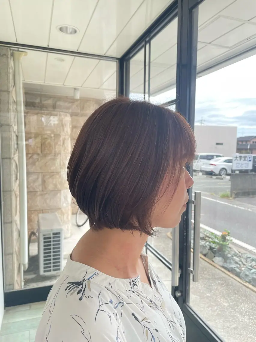 ショート 丸みショート ショートヘア 田中 あかりのヘアスタイル
