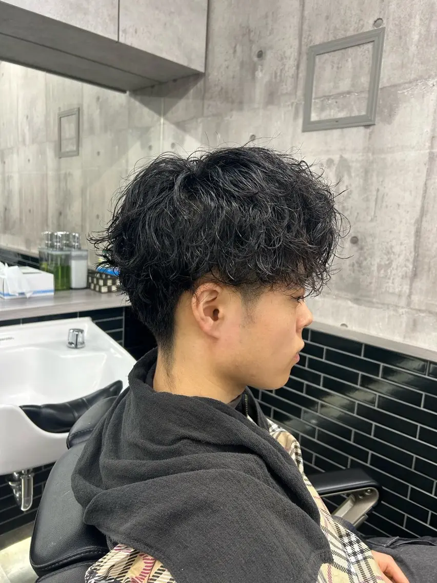 パーマ メンズ カットモデル募集⭐️ HINANOのヘアスタイル