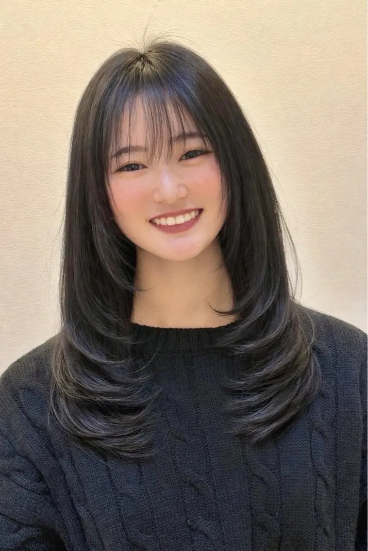 ミディアム ayumi🦖/ 似合わせカラー🤎のヘアスタイル