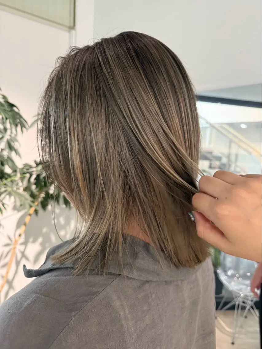🩶バレイヤージュ🩶モデルの写真