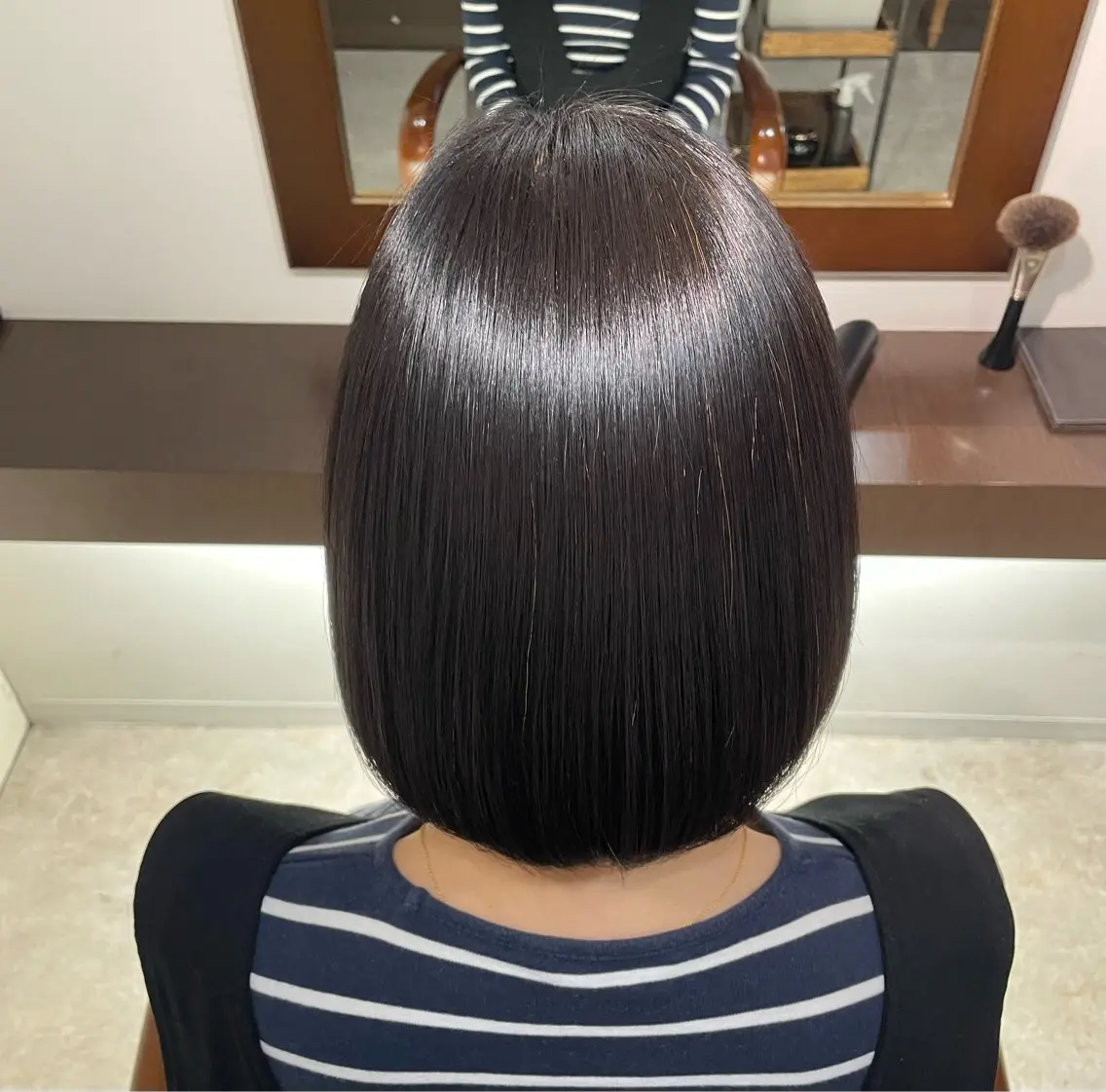 ショート 縮毛矯正 結衣 髪質改善モデル募集中のヘアスタイル