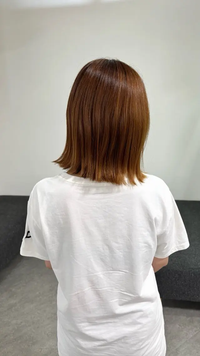 ミディアム Mizuki. / 暖色系カラー🍓のヘアスタイル