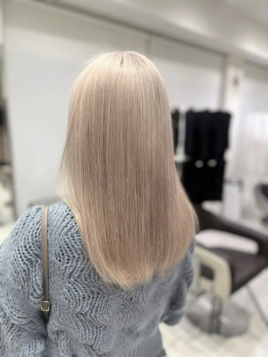 カラー ブリーチ Ash 西船橋店 🐈‍⬛中溝有紗🎀のヘアスタイル
