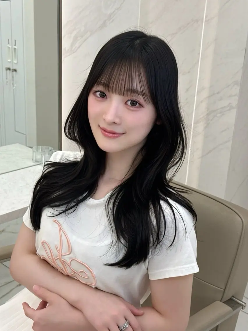 ロング カラー 小林 拳人のヘアスタイル