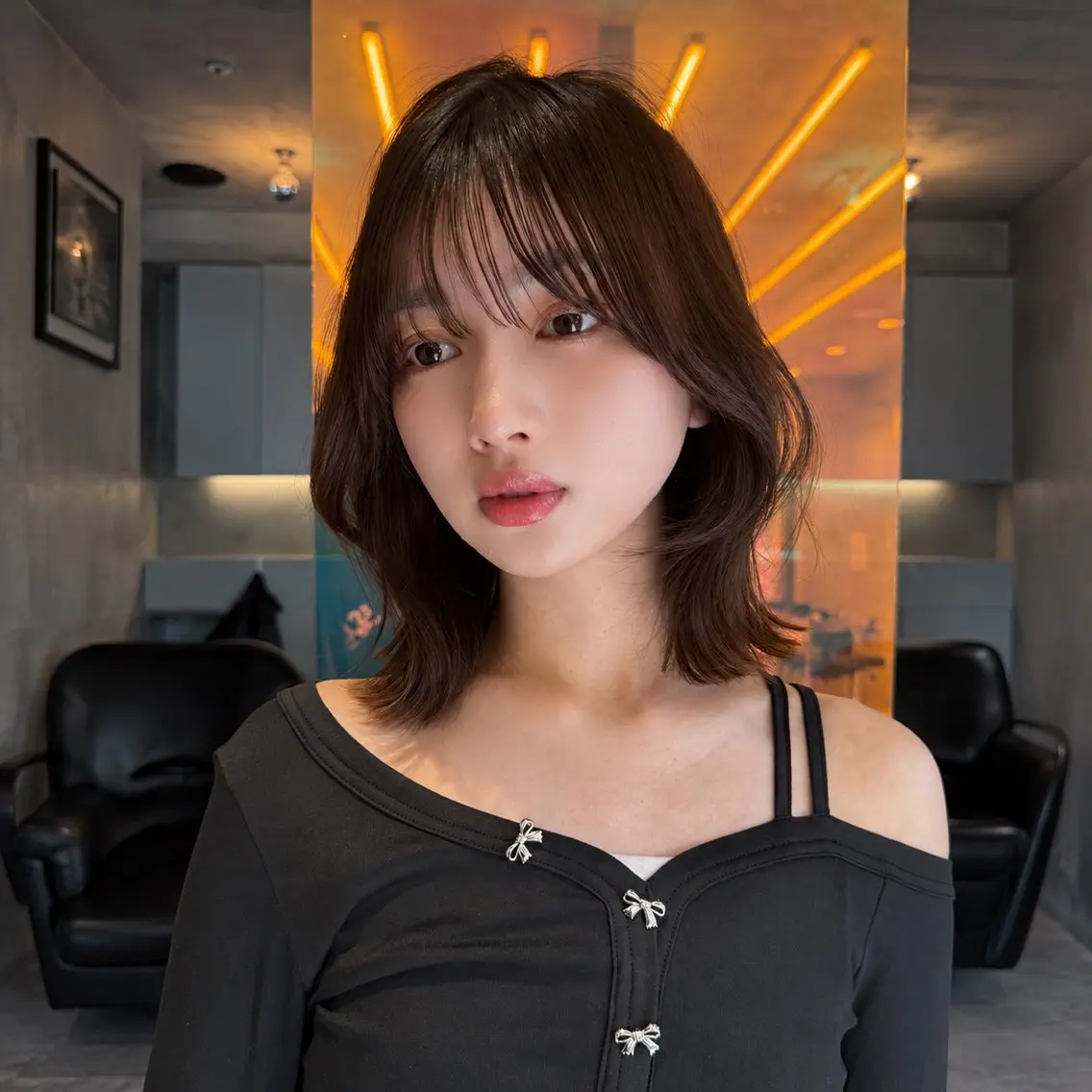ミディアム カラー カット ヘアカラー トリートメント 🩷小川大輔🩷 ボブ/インナーカラーのヘアスタイル