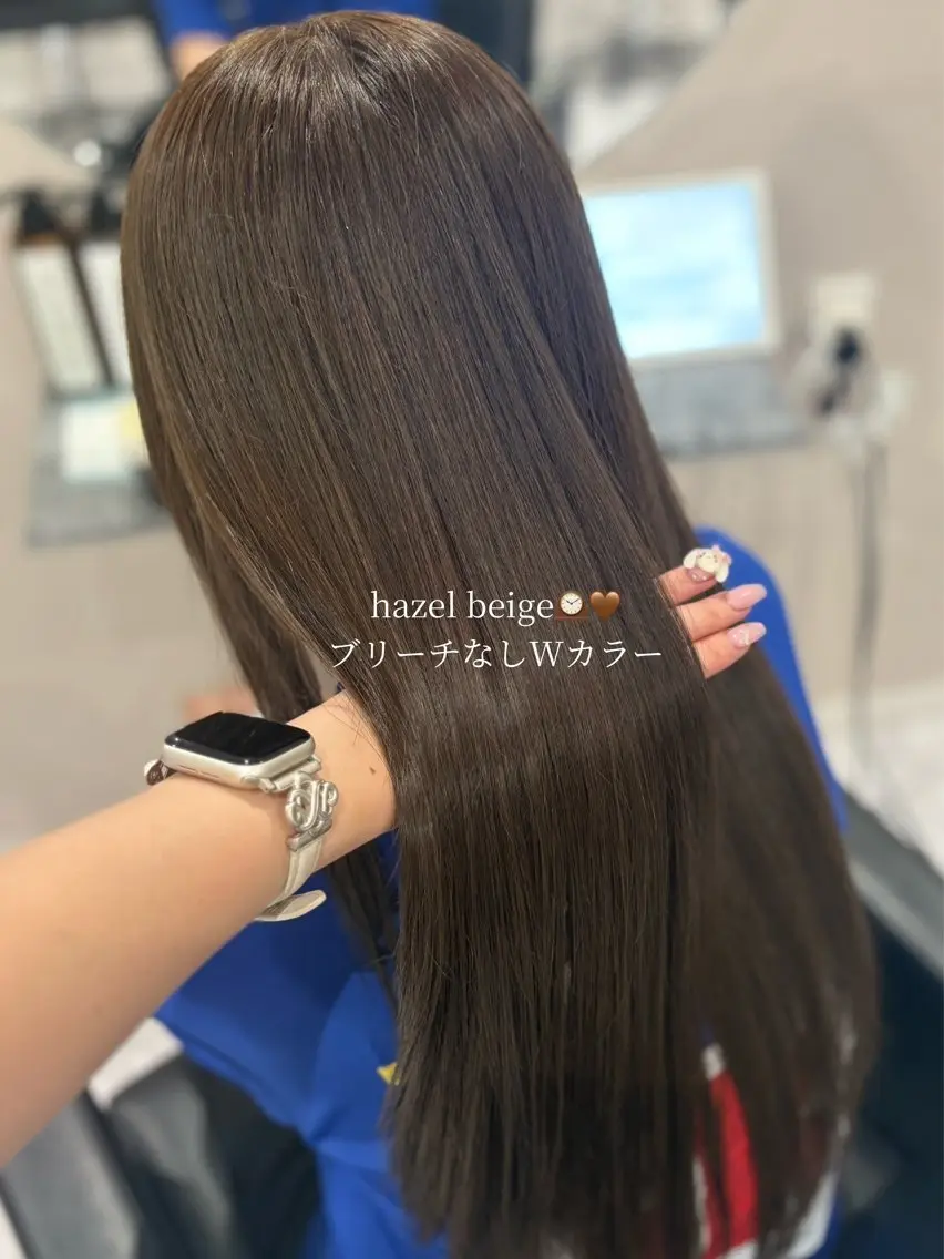 ロング カット ヘアカラー トリートメント 透明感カラー/ ボブ/miyuu🥣のヘアスタイル