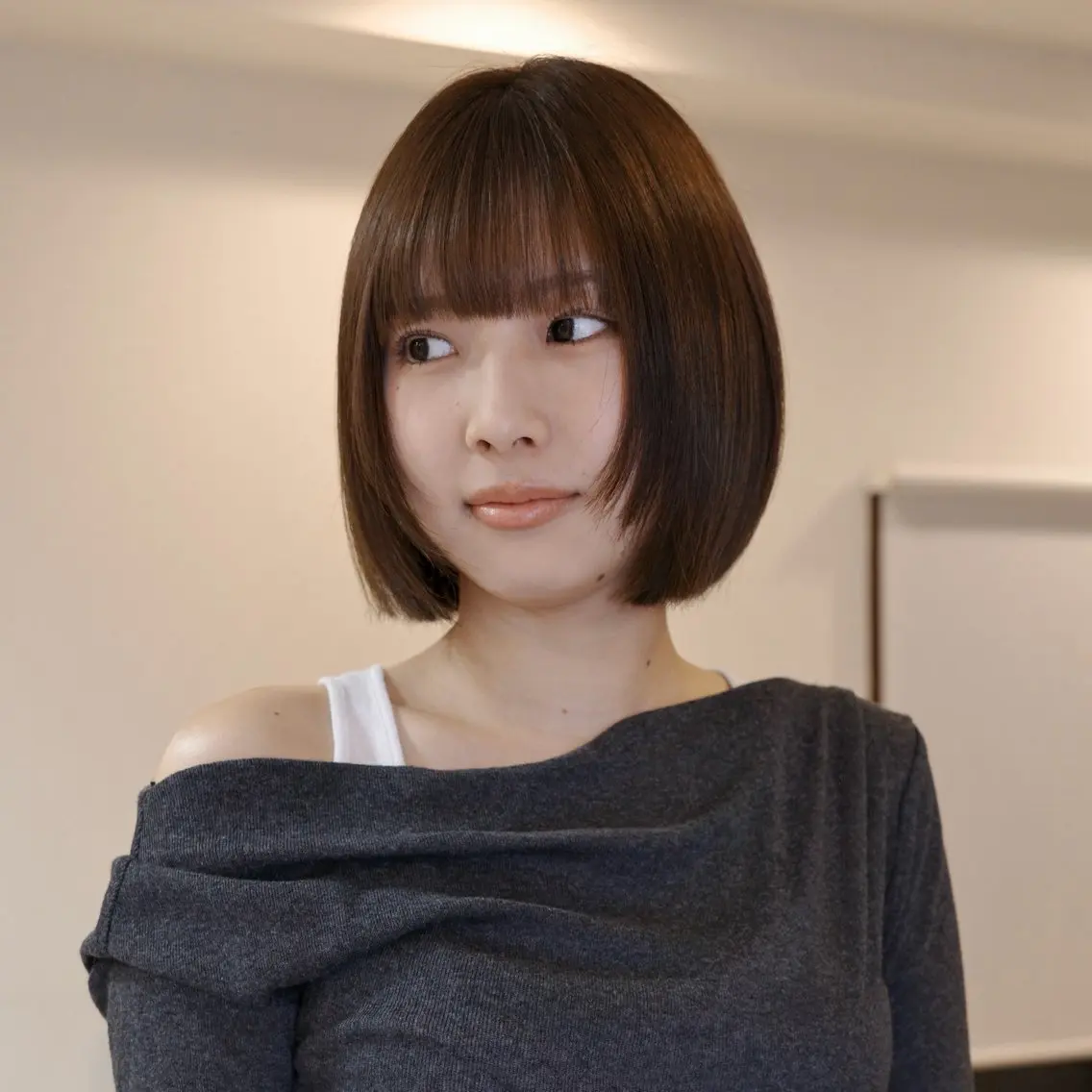 ショート カラー カット ヘアカラー トリートメント 畑中康志 美髪矯正/ハイトーンのヘアスタイル